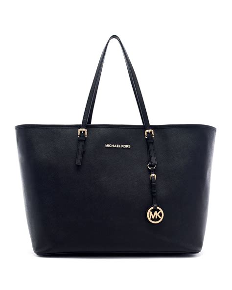 michael kors jet set totes medium|michael kors black medium tote.